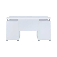 Tracy White Computer Desk - Ornate Home