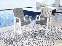 Transville Outdoor Counter Height Bar Stool (Set of 2) - Ornate Home