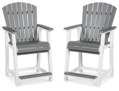 Transville Outdoor Counter Height Bar Stool (Set of 2) - Ornate Home