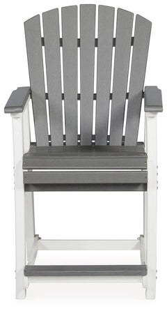 Transville Outdoor Counter Height Bar Stool (Set of 2) - Ornate Home