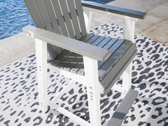 Transville Outdoor Counter Height Bar Stool (Set of 2) - Ornate Home