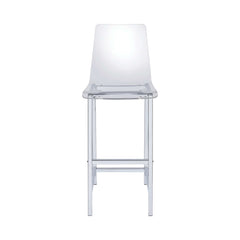 Trent Chrome & Clear Acrylic Bar Stools (Set Of 2) - Ornate Home