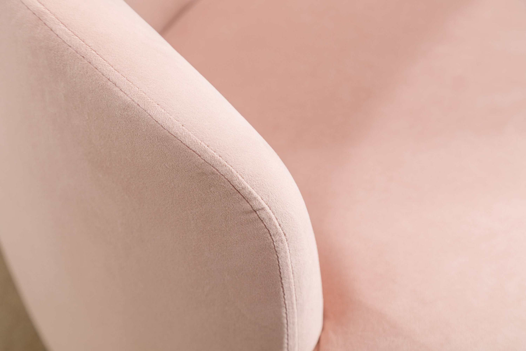 Tule Velvet Swivel Accent Armchair with Metal Ring Detail Pink - Ornate Home