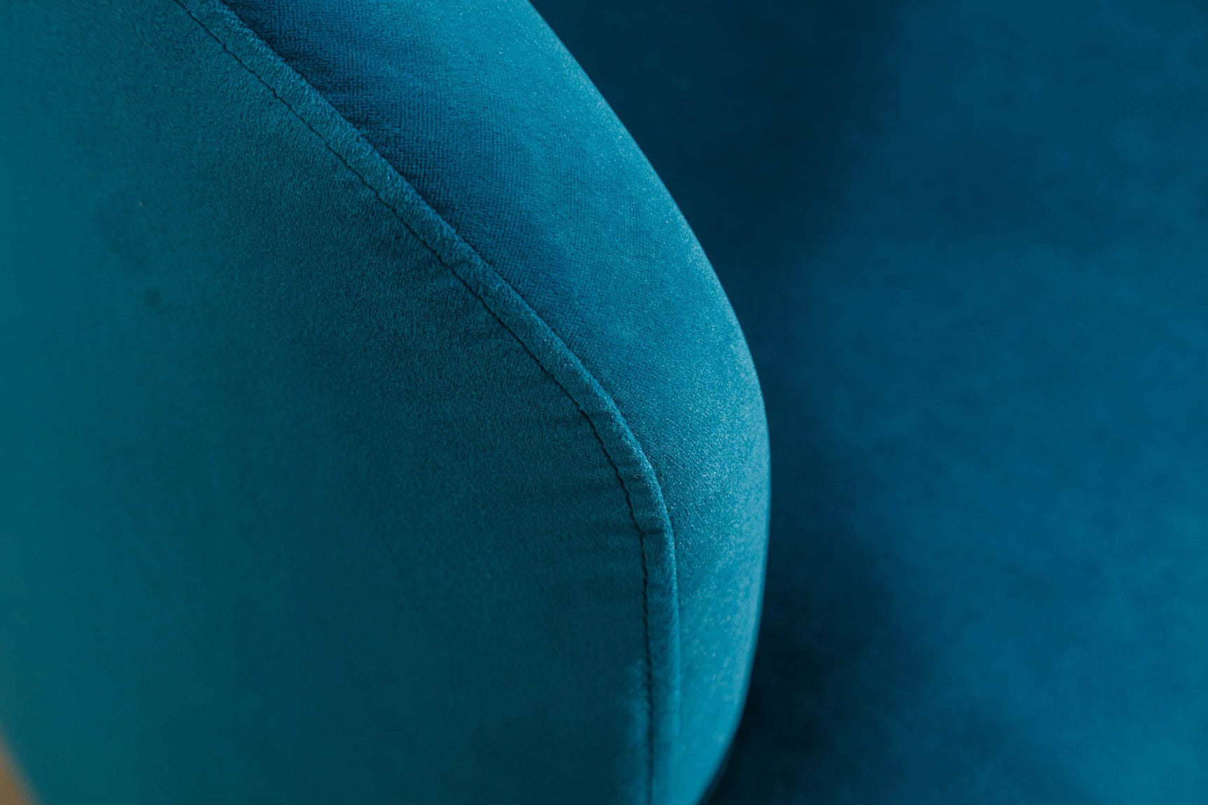 Tule Velvet Swivel Accent Armchair with Metal Ring Detail Teal - Ornate Home