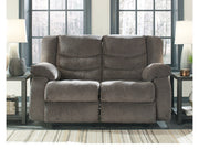 Tulen Gray Manual Reclining Loveseat - Ornate Home