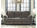 Tulen Gray Manual Reclining Sofa - Ornate Home