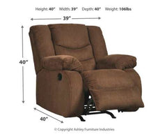 Tulen Rocker Recliner - Ornate Home