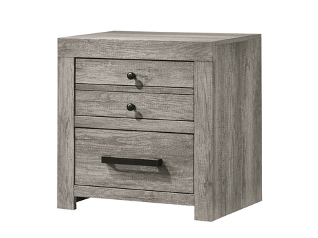 Tundra Gray Nightstand - Ornate Home