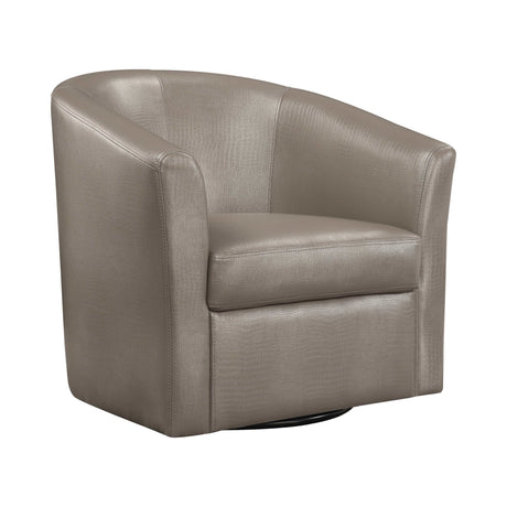 Turner Champagne Accent Swivel Chair - Ornate Home