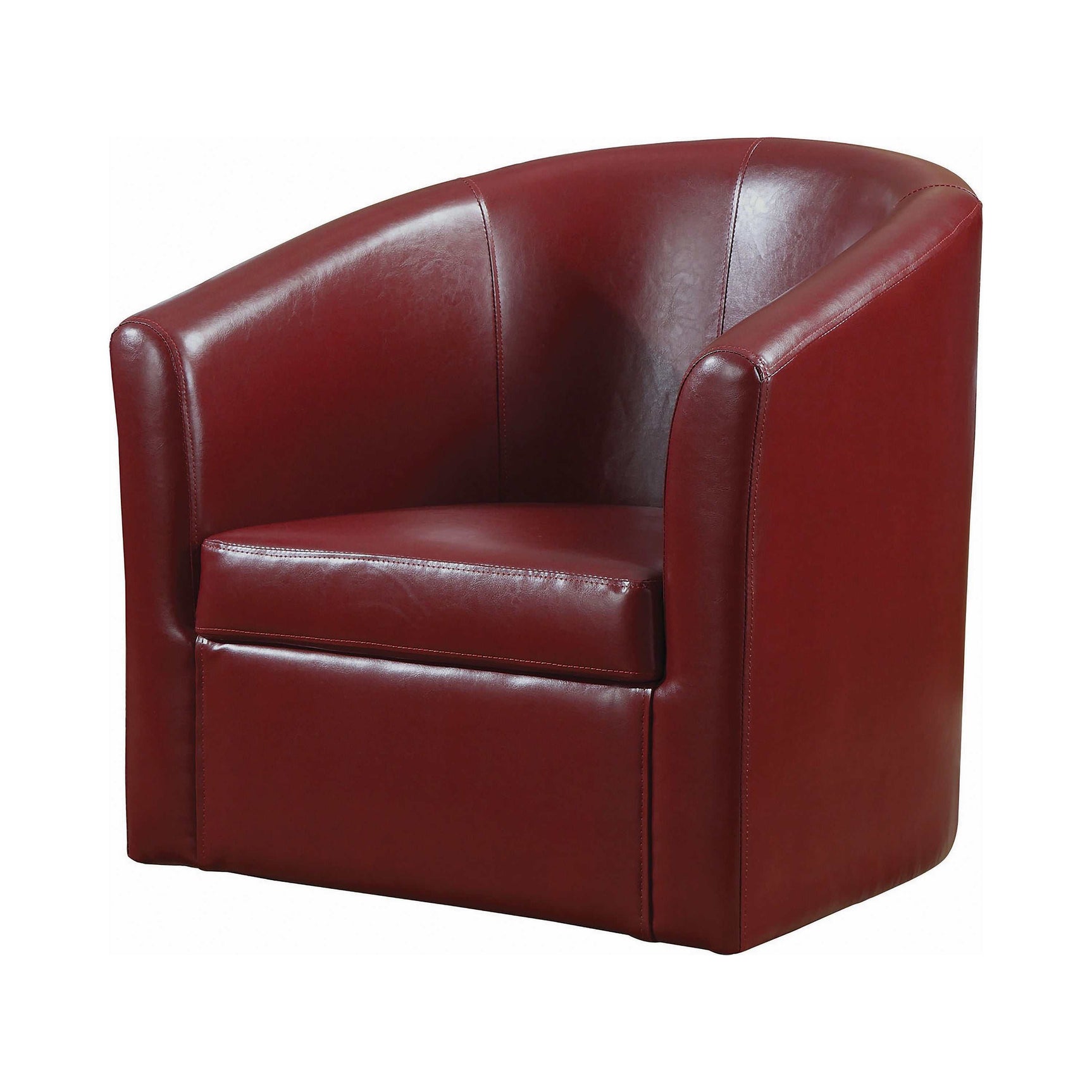 Turner Red Accent Swivel Chair - Ornate Home