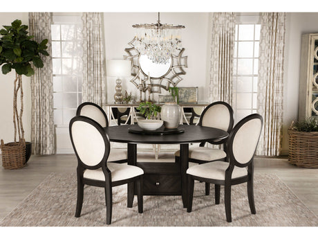 Twyla Dark Cocoa / Cream 5 Pc Dining Set - Ornate Home