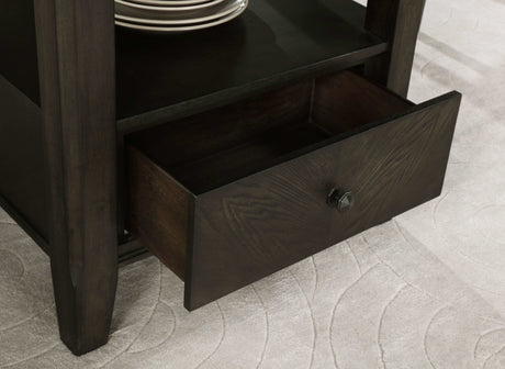 Twyla Dark Cocoa / Cream 5 Pc Dining Set - Ornate Home