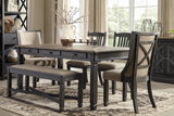 Tyler Creek Black/Gray Dining Table - Ornate Home