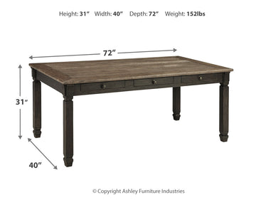 Tyler Creek Black/Gray Dining Table - Ornate Home