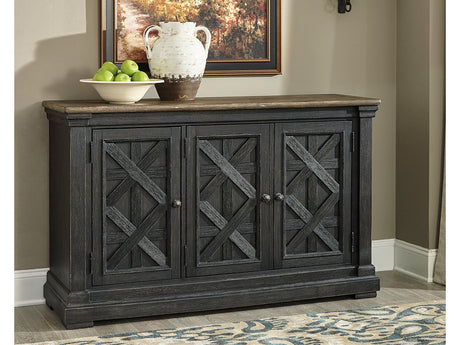 Tyler Creek Color: Black/Gray Dining Server - Ornate Home