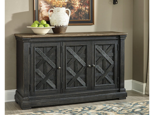 Tyler Creek Color: Black/Gray Dining Server - Ornate Home