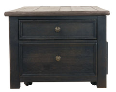 Tyler Creek Grayish Brown/Black Lift Top Coffee Table - Ornate Home