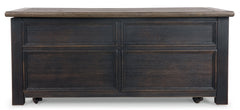 Tyler Creek Grayish Brown/Black Lift Top Coffee Table - Ornate Home