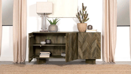 Tyler Mango Brown Sideboard - Ornate Home