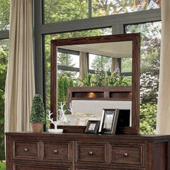 Tywyn Dark Oak Mirror - Ornate Home