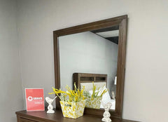 Tywyn Dark Oak Mirror - Ornate Home