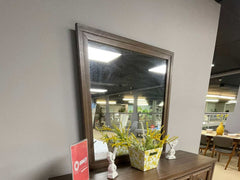 Tywyn Dark Oak Mirror - Ornate Home