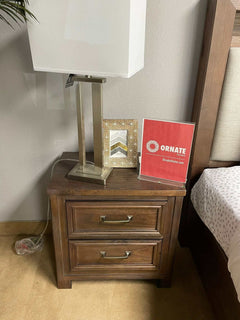 Tywyn Dark Oak Nightstand - Ornate Home