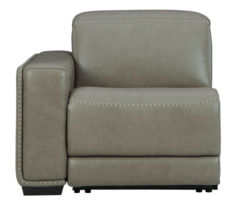 Correze Gray 6pc Power Reclining Sectional w/ RAF Chaise - Ornate Home