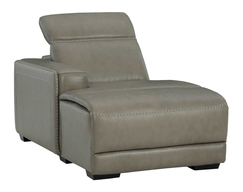 Correze Gray 5pc Power Reclining Sectional w/ LAF Chaise - Ornate Home