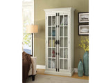 Udoh Antique White Tall Cabinet - Ornate Home