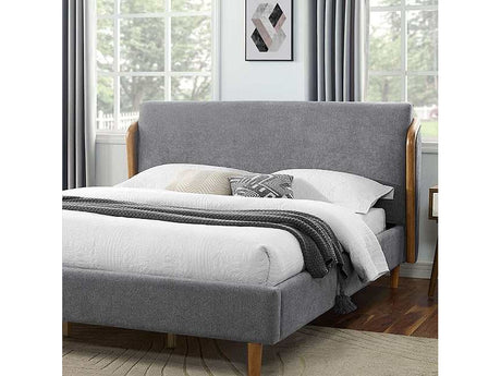 Ulstein Gray/Light Oak California King Bed - Ornate Home