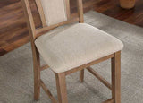 Upminster Natural Tone/Beige Counter Height Chair (Set of 2) - Ornate Home
