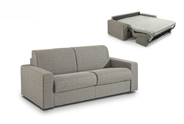 Urrita Gray Fabric Sofa Bed w/ Full Size Mattress - Ornate Home