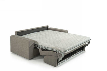 Urrita Gray Fabric Sofa Bed w/ Full Size Mattress - Ornate Home
