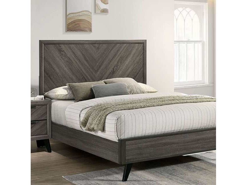Vagan Gray Eastern King Bed - Ornate Home