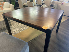 Valdor Dark Oak & Espresso Counter Height Table w/ Leaf - Ornate Home