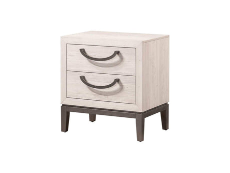 Veda Cream Nightstand - Ornate Home