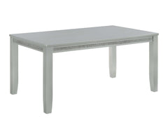 Vela Silver Dining Table - Ornate Home