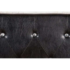 Velen Black Eastern King Bed - Ornate Home