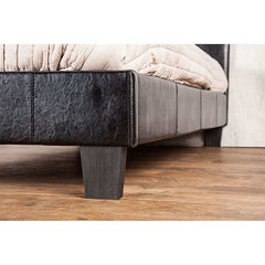 Velen Black Eastern King Bed - Ornate Home