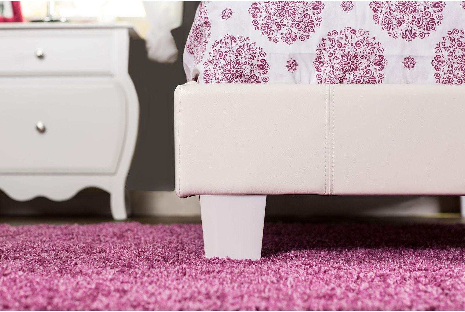 Velen White Twin Bed - Ornate Home