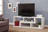Velma White Convertible TV Console & Bookcase - Ornate Home