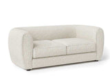 Verdal Off-White Loveseat - Ornate Home