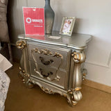 Versailles Antique Platinum Nightstand - Ornate Home