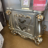 Versailles Antique Platinum Nightstand - Ornate Home