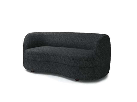 Versoix Black Loveseat - Ornate Home