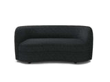 Versoix Black Loveseat - Ornate Home