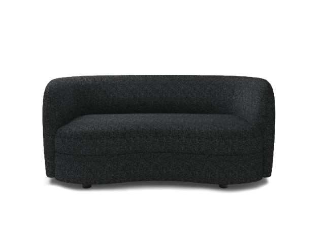 Versoix Black Loveseat - Ornate Home