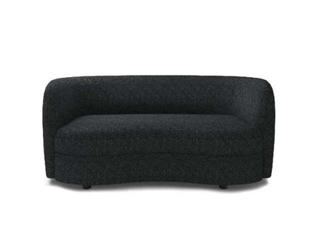 Versoix Black Loveseat - Ornate Home