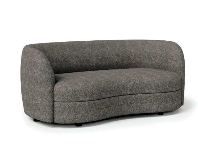 Versoix Charcoal Gray Loveseat - Ornate Home